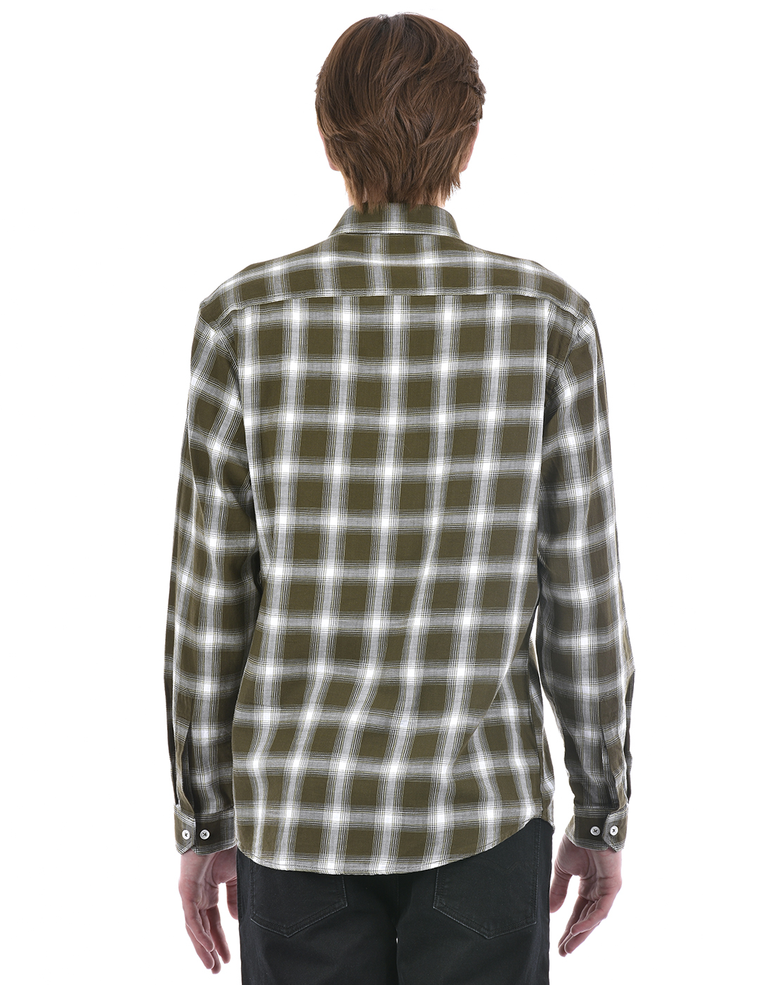 Numero Uno Men Checkered Green Shirt